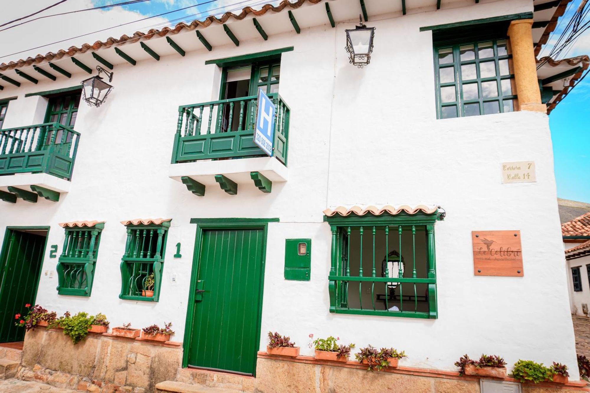 Apartamentos Y Habitaciones Le Colibri - Villa De Leyva Exterior foto