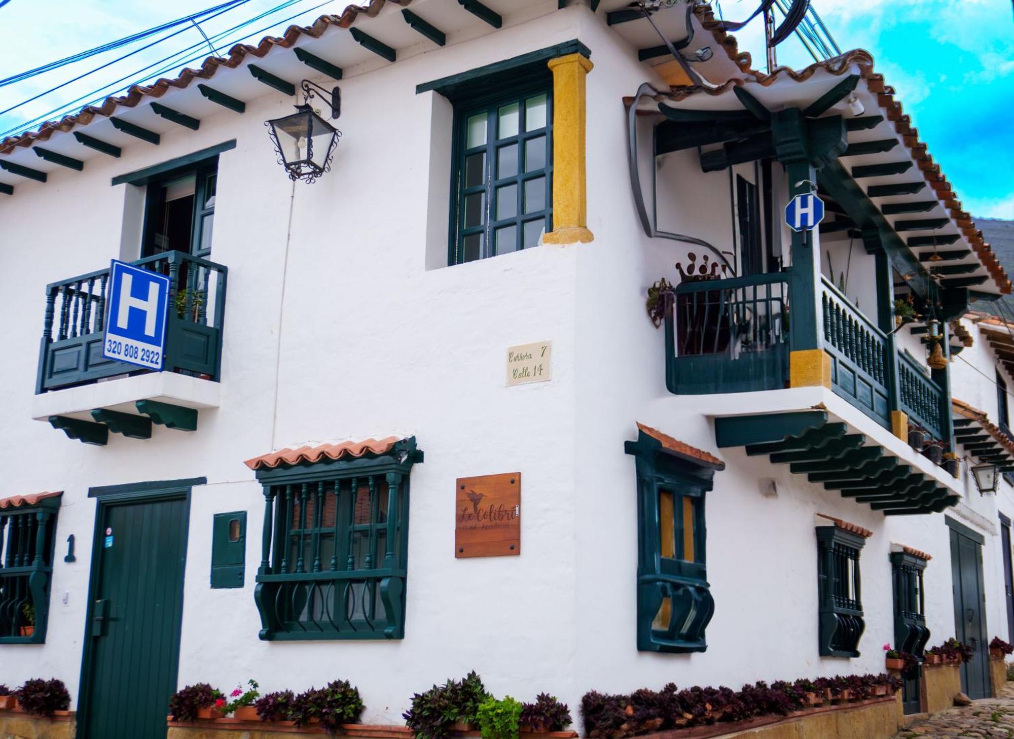 Apartamentos Y Habitaciones Le Colibri - Villa De Leyva Exterior foto